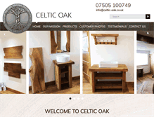 Tablet Screenshot of celtic-oak.com